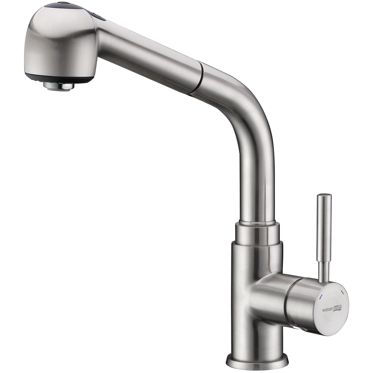 Смеситель для кухни с выдвижным изливом WasserKRAFT Wern, 4266