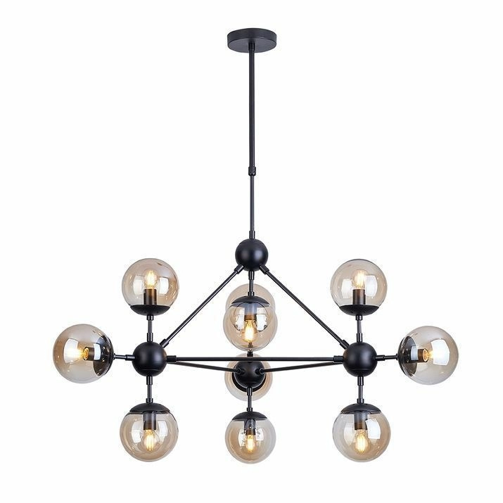 Люстра на штанге Arte Lamp Bolla, A1664SP-10BK