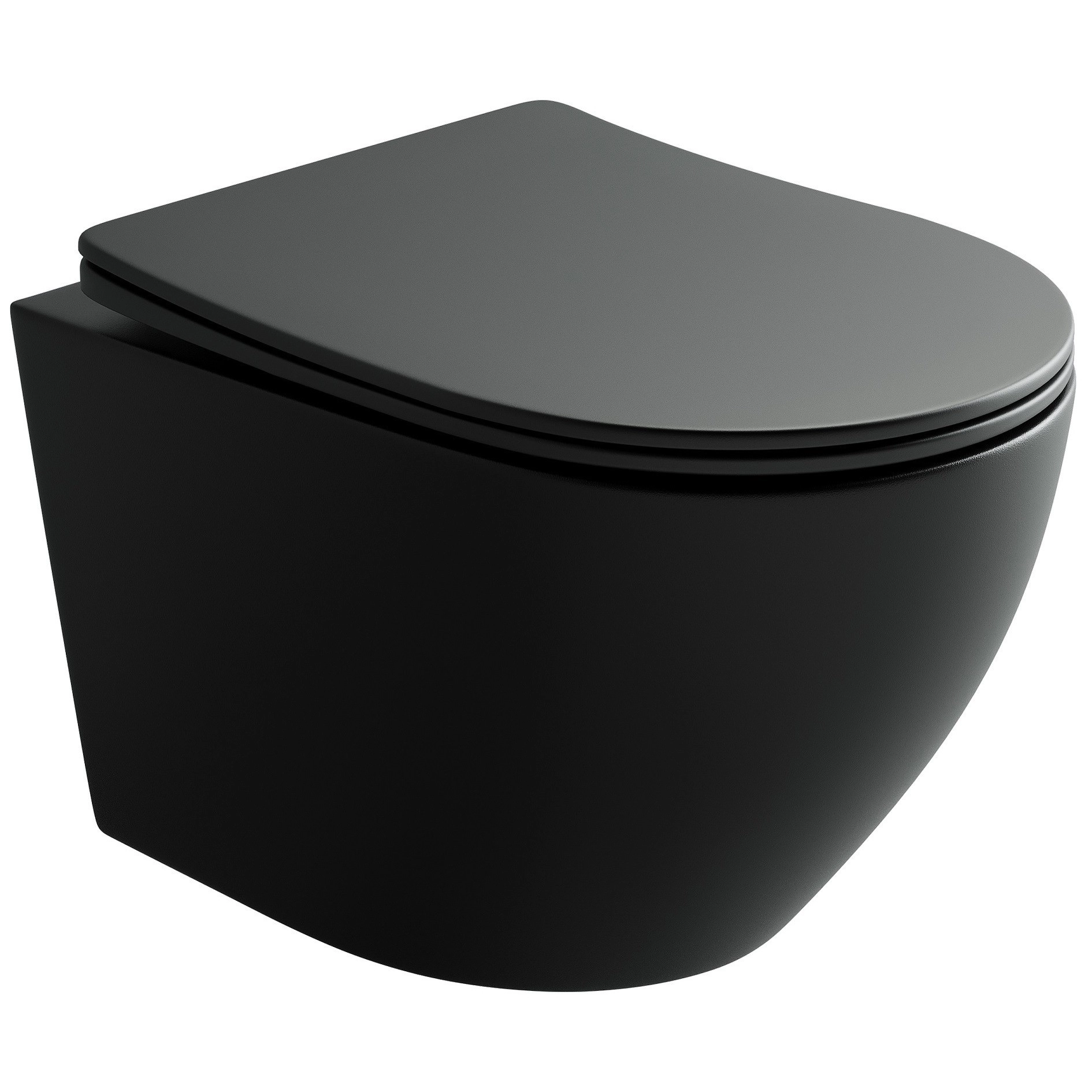 Унитаз подвесной CeramicaNova Uno Rimless, CN11001MB