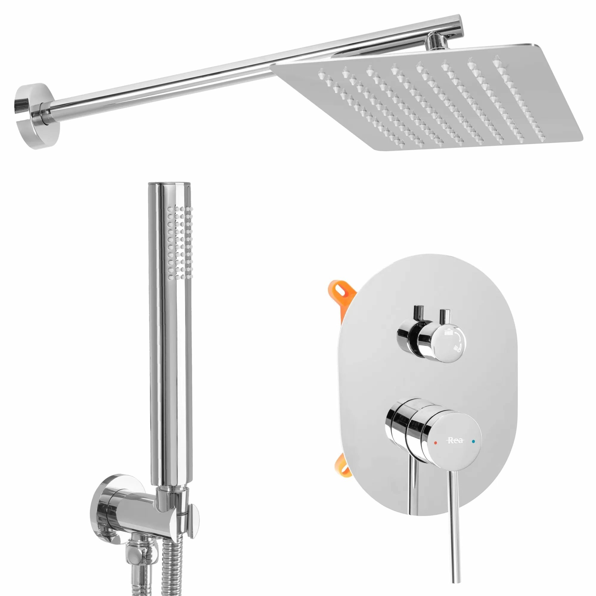 Душевая система Rea Oval Chrome, REA-P8415