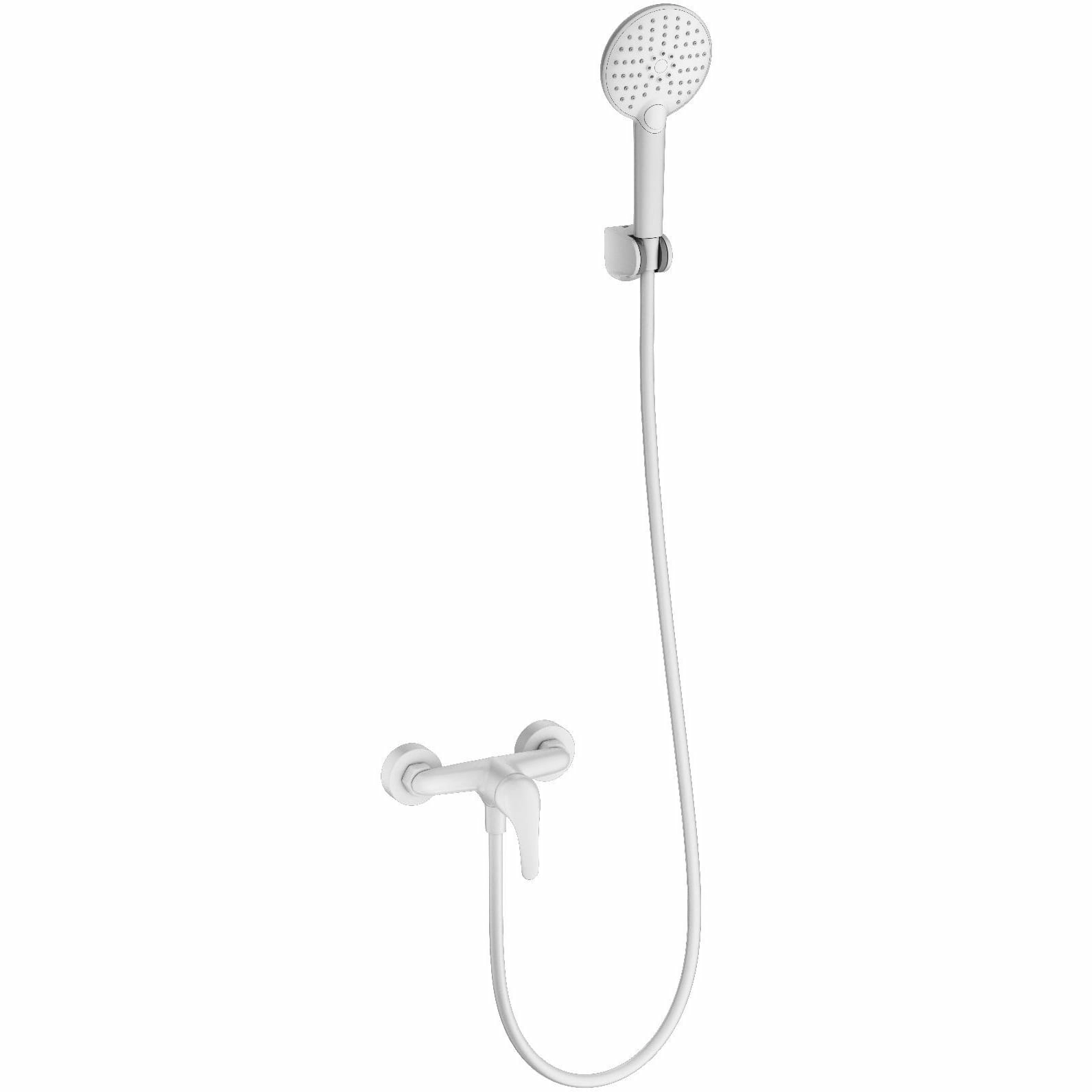 Смеситель для душа Wonzon & Woghand белый матовый, WW-4540-MW