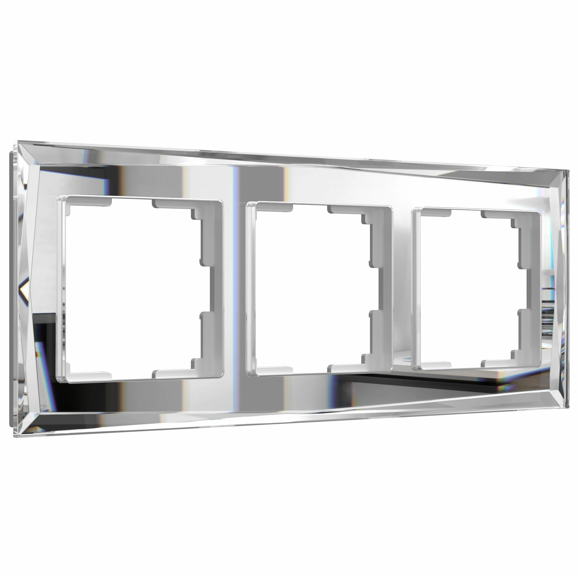 Рамка на 3 поста Werkel Diamant W0031220 (зеркальный)