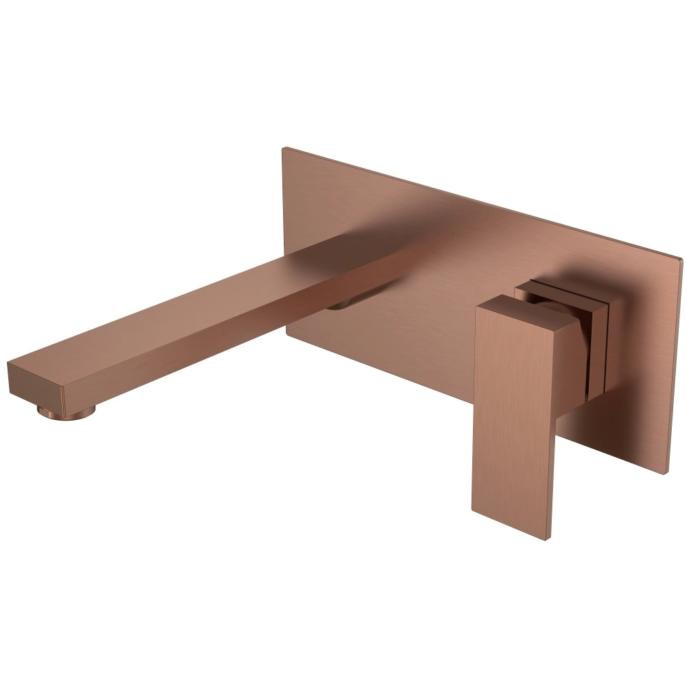 Смеситель для умывальника Boheme Qubic Bronze Brushed, 475-BRB