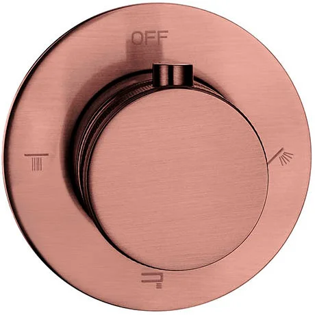 Дивертор встраиваемый 3 режима Boheme Uno Copper Brushed, 624/3-CB