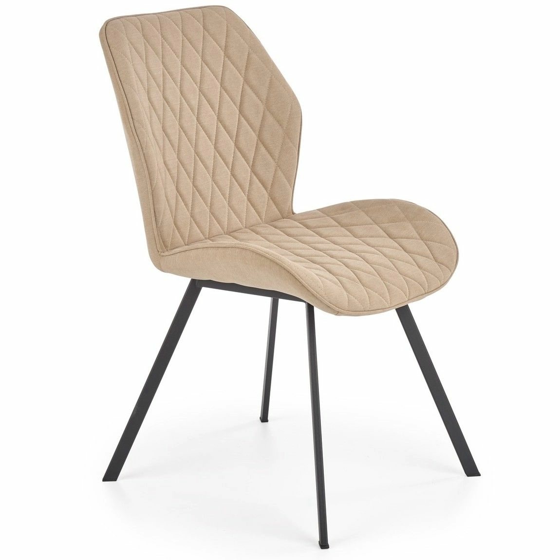 Стул Halmar K360 бежевый/черный, V-CH-K/360-KR-BEZOWY