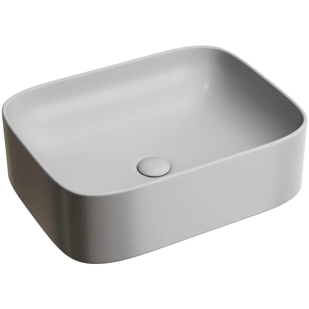 Умывальник чаша накладная прямоугольная CeramicaNova Element 50.5x38.5, CN6052MSG