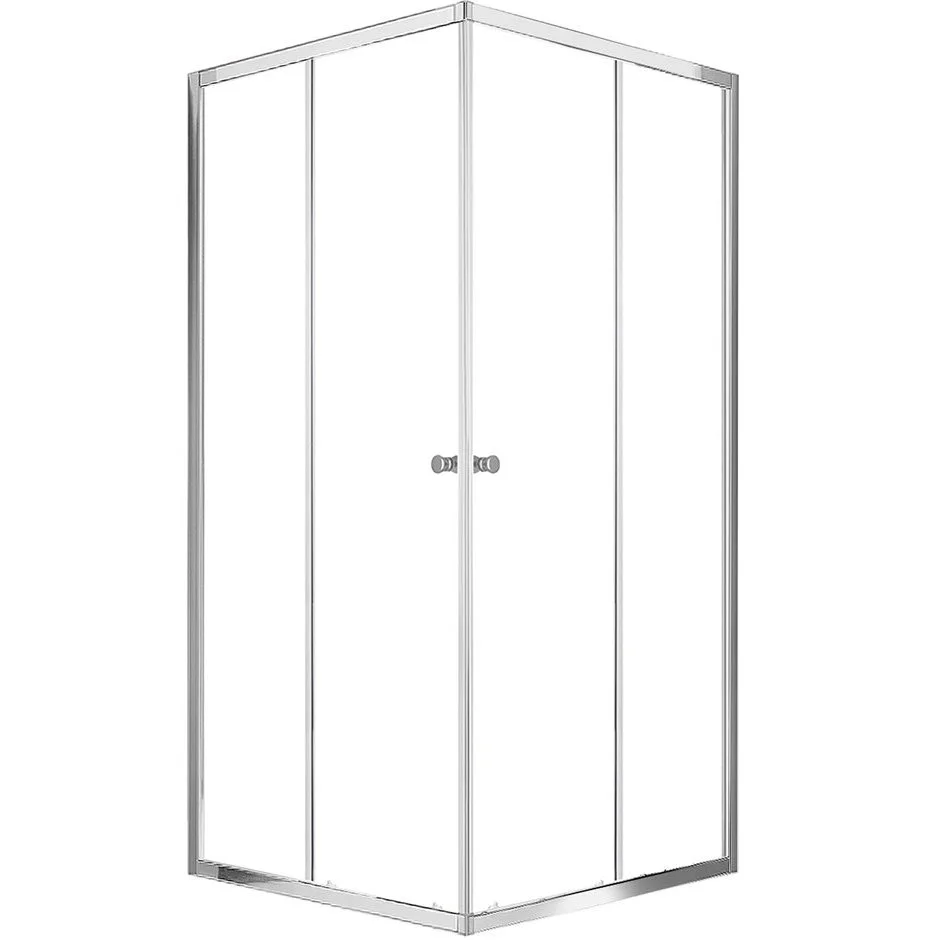 Душевое ограждение Domani-Spa Shape 2 90x90, DS04Sp99(2)L0Cl00.Chrome