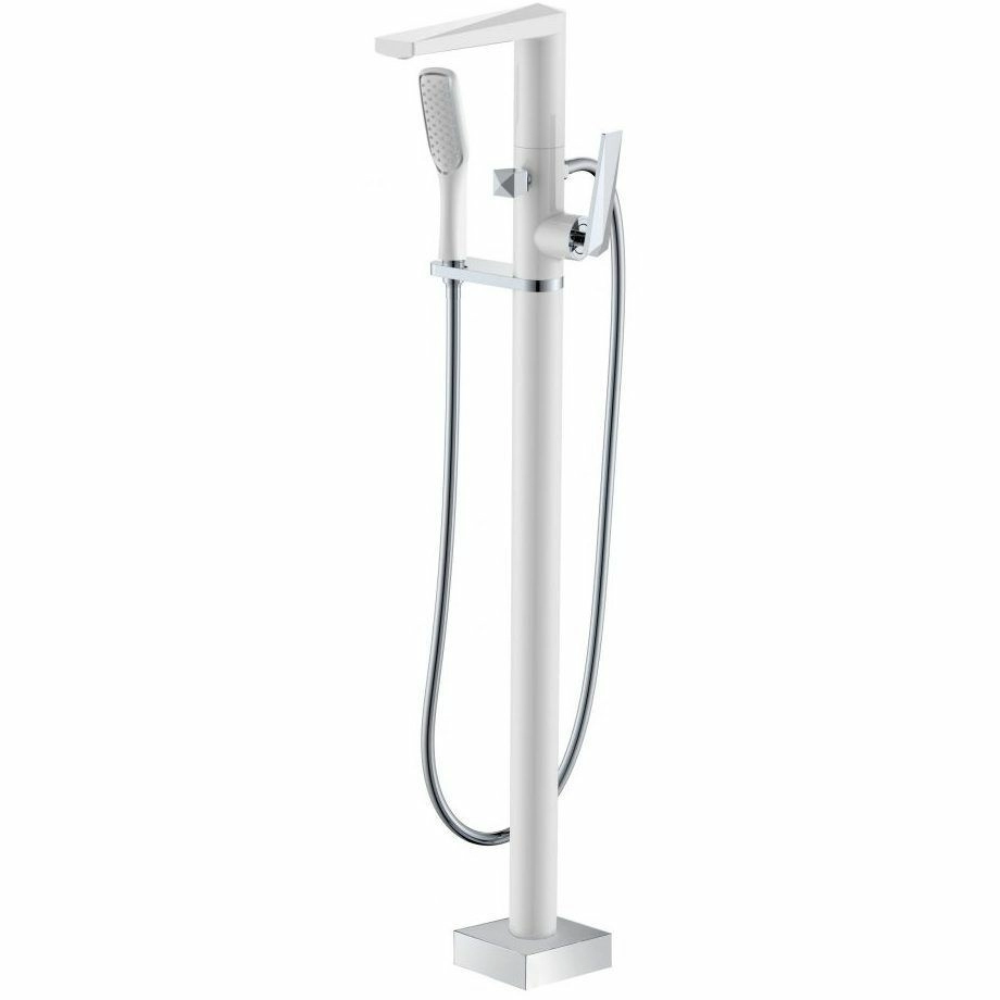Смеситель напольный Boheme Venturo White/Chrome, 379-W