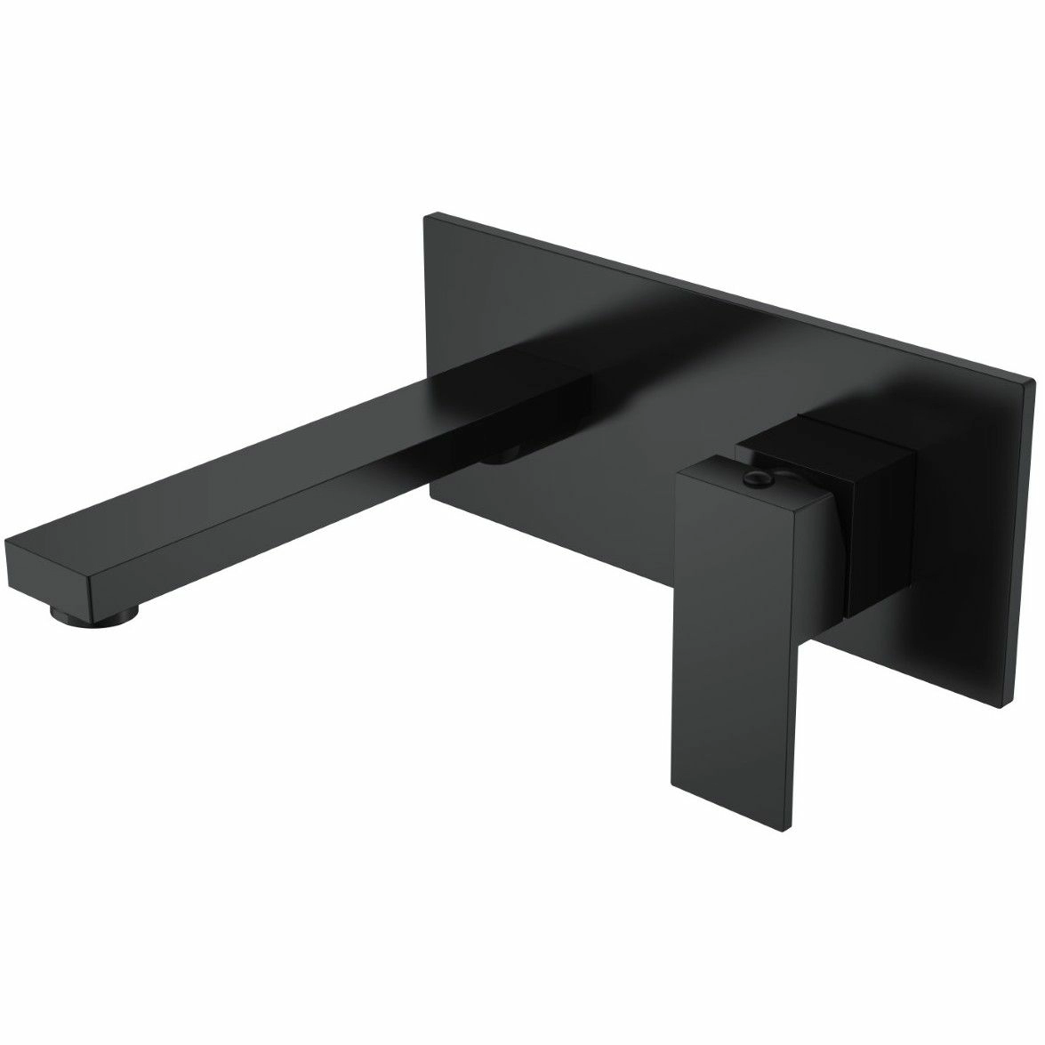 Смеситель для умывальника Boheme Qubic Matt Black, 475-B