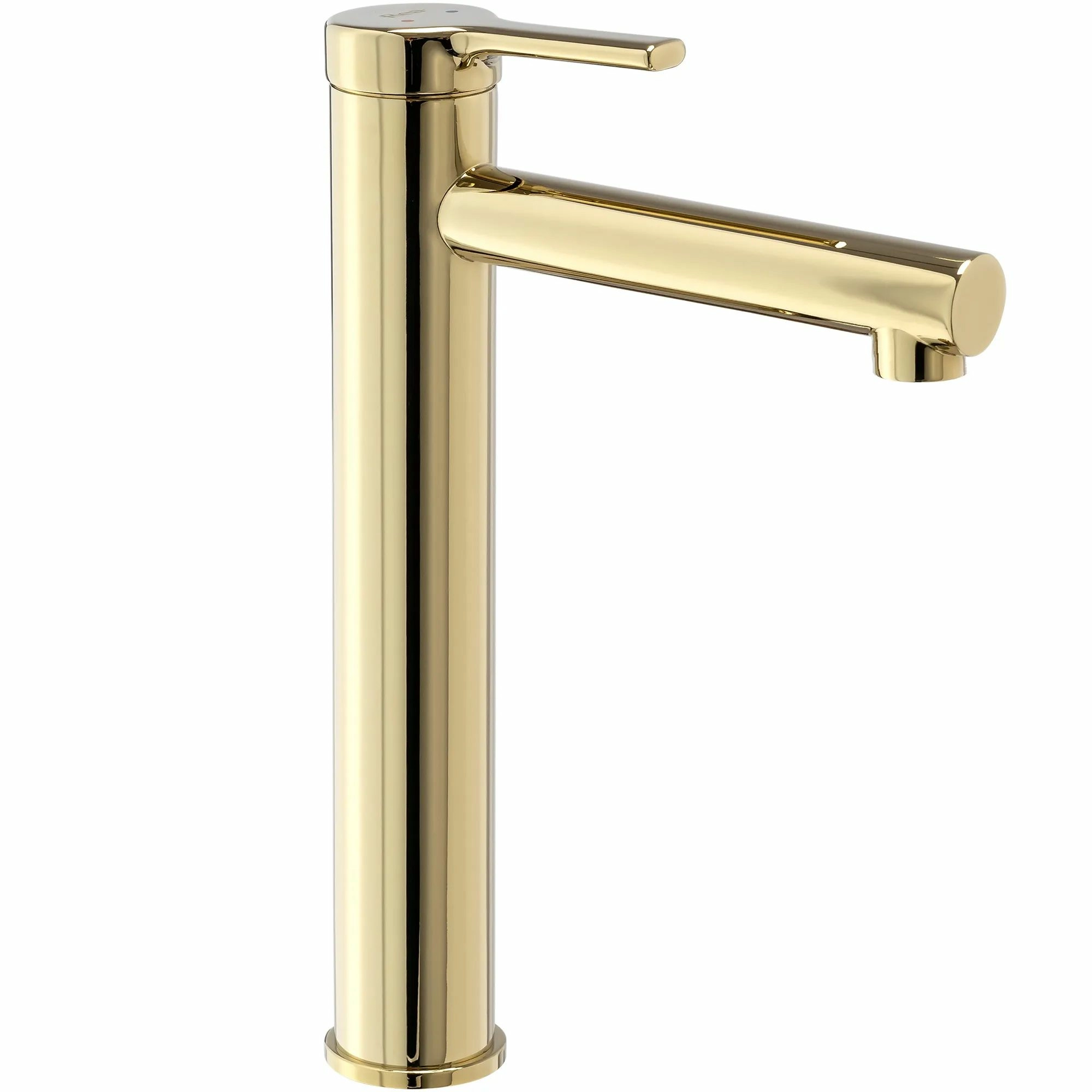 Смеситель для умывальника высокий Rea Pixel Gold, REA-B6215