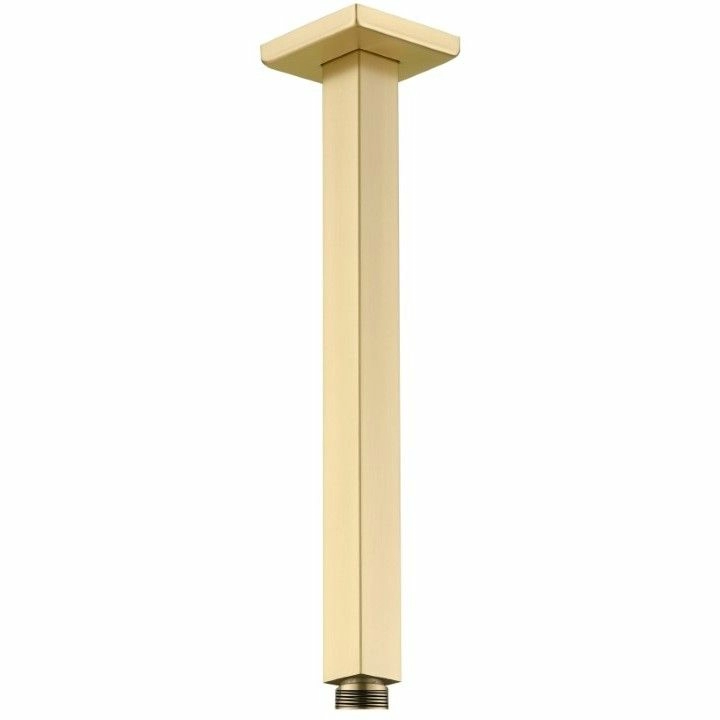 Держатель верхнего душа потолочный Boheme Qubic Matt Gold, 629-QUBIC-MG