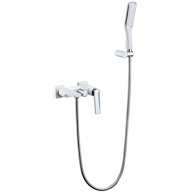 Смеситель для ванны Boheme Venturo White/Chrome, 373-W