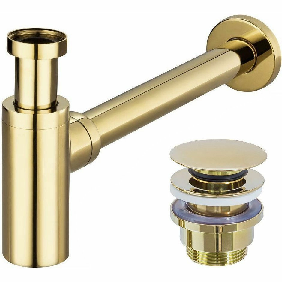 Сифон с донным клапаном Rea L.Gold, REA-A5692