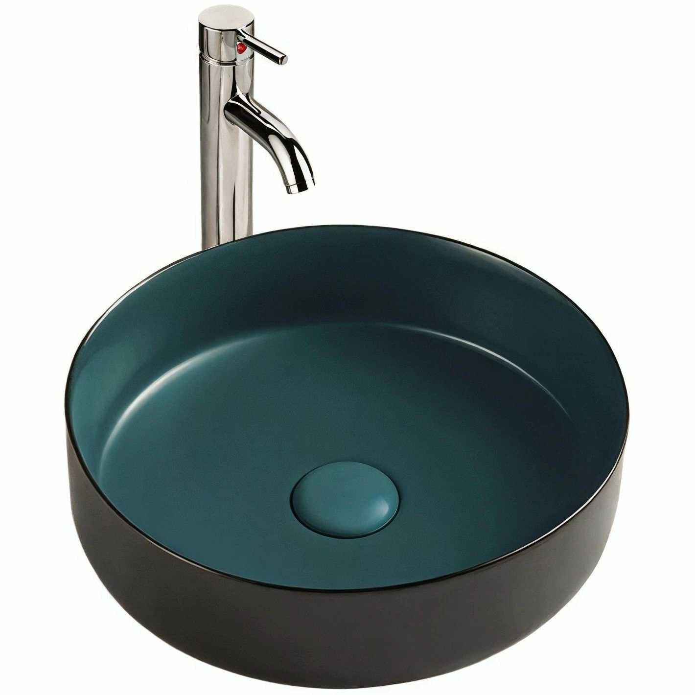 Раковина накладная WeltWasser 35.5x35.5, WW ELBACH M3134 BBG