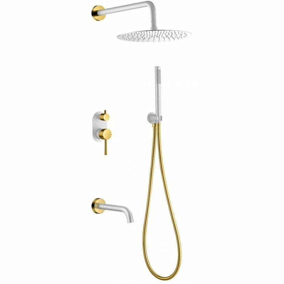 Душевая система Boheme Uno White/Gold, 464-2-WG