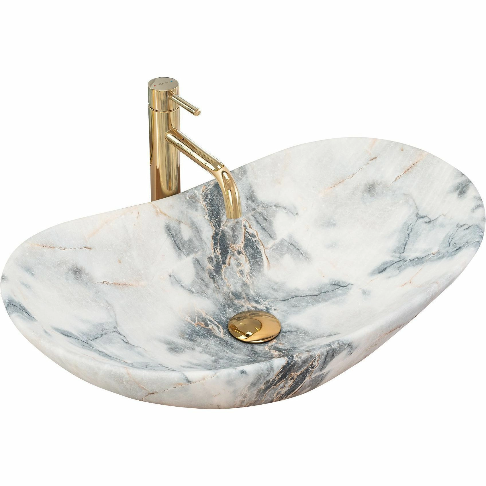 Умывальник Rea Royal Granit Matt 61.5x35.5, REA-U8742