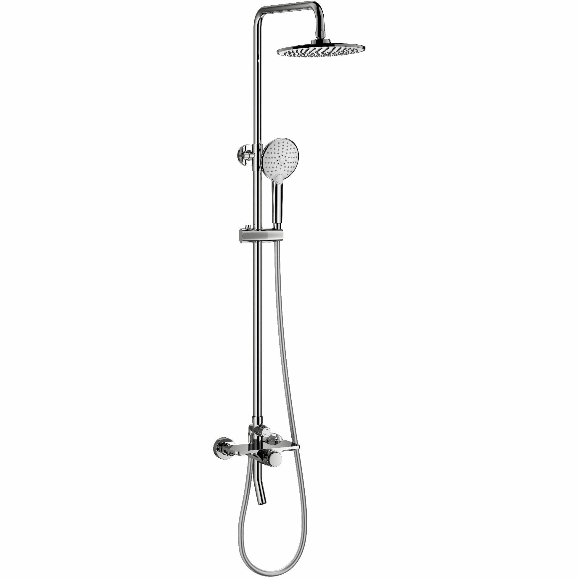 Душевая система с термостатом Wonzon & Woghand хром, WW-B3031-A2-CR