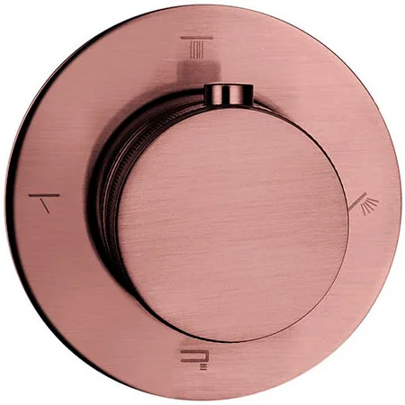 Дивертор встраиваемый 4 режима Boheme Uno Copper Brushed, 624/4-CB