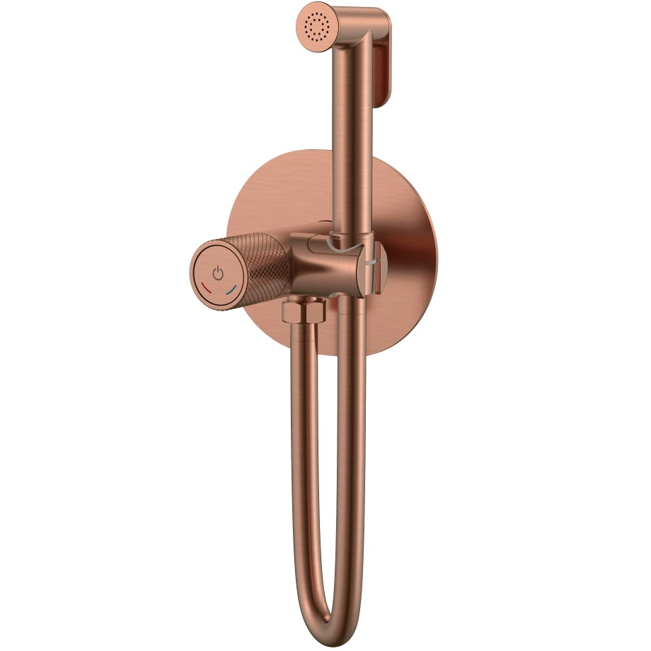 Смеситель гигиенический Boheme Tech Copper Brushed, 157-CB