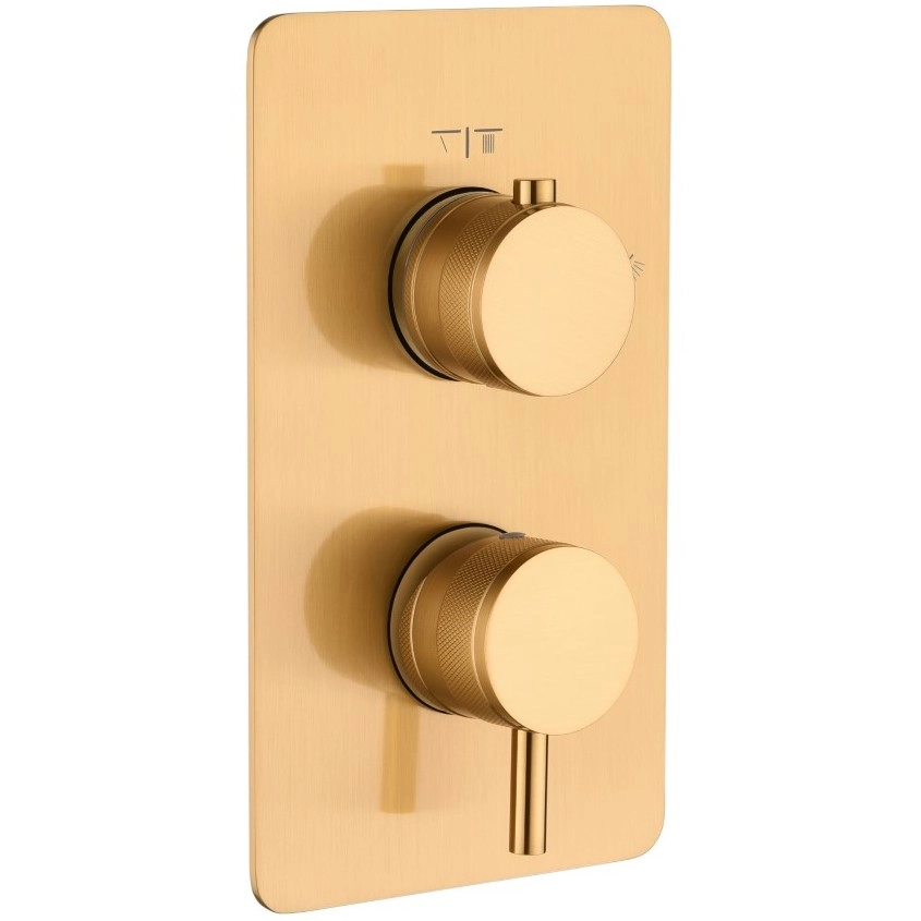 Смеситель встроенный 2 выхода Boheme Bronze, 135-2-BR