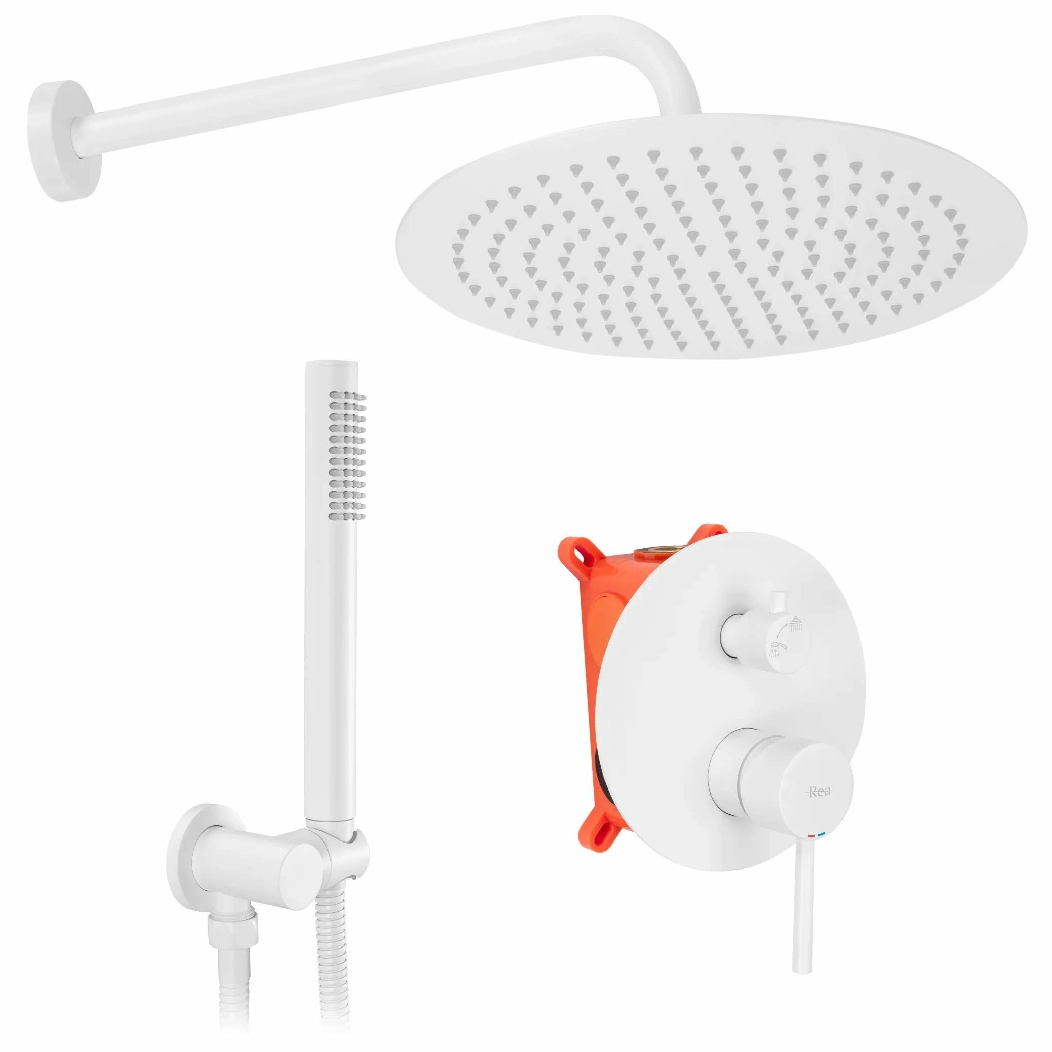 Душевая система Rea Lungo White, REA-P8540