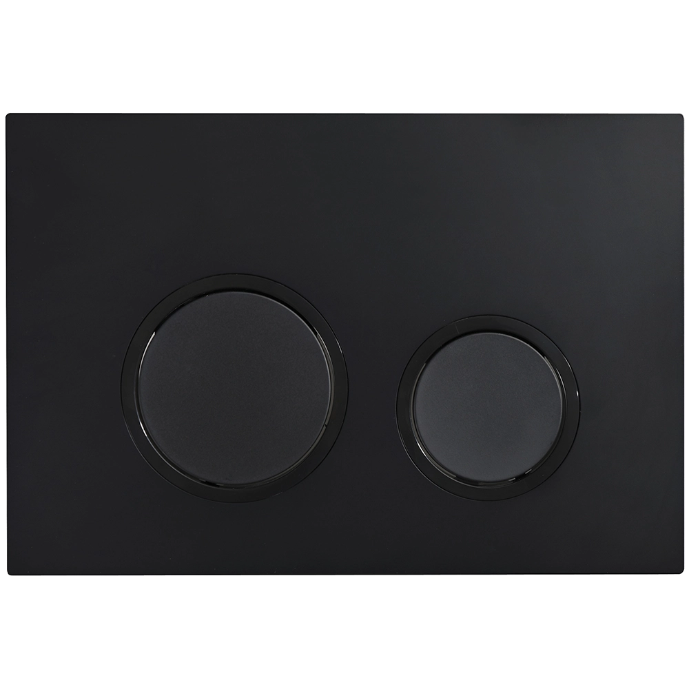 Кнопка смыва Veconi Flush V11 черный матовый/черный матовый, FLV11-B