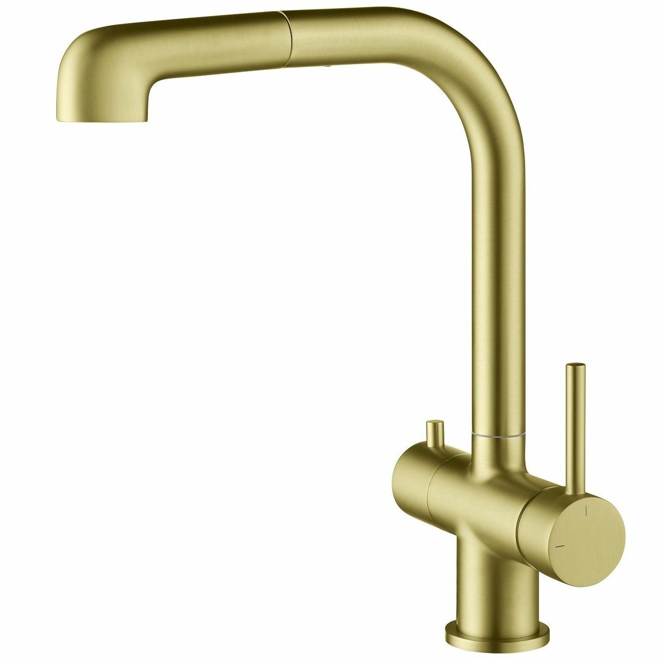 Смеситель для кухни Timo Saona Brushed Gold, 2346/17FL