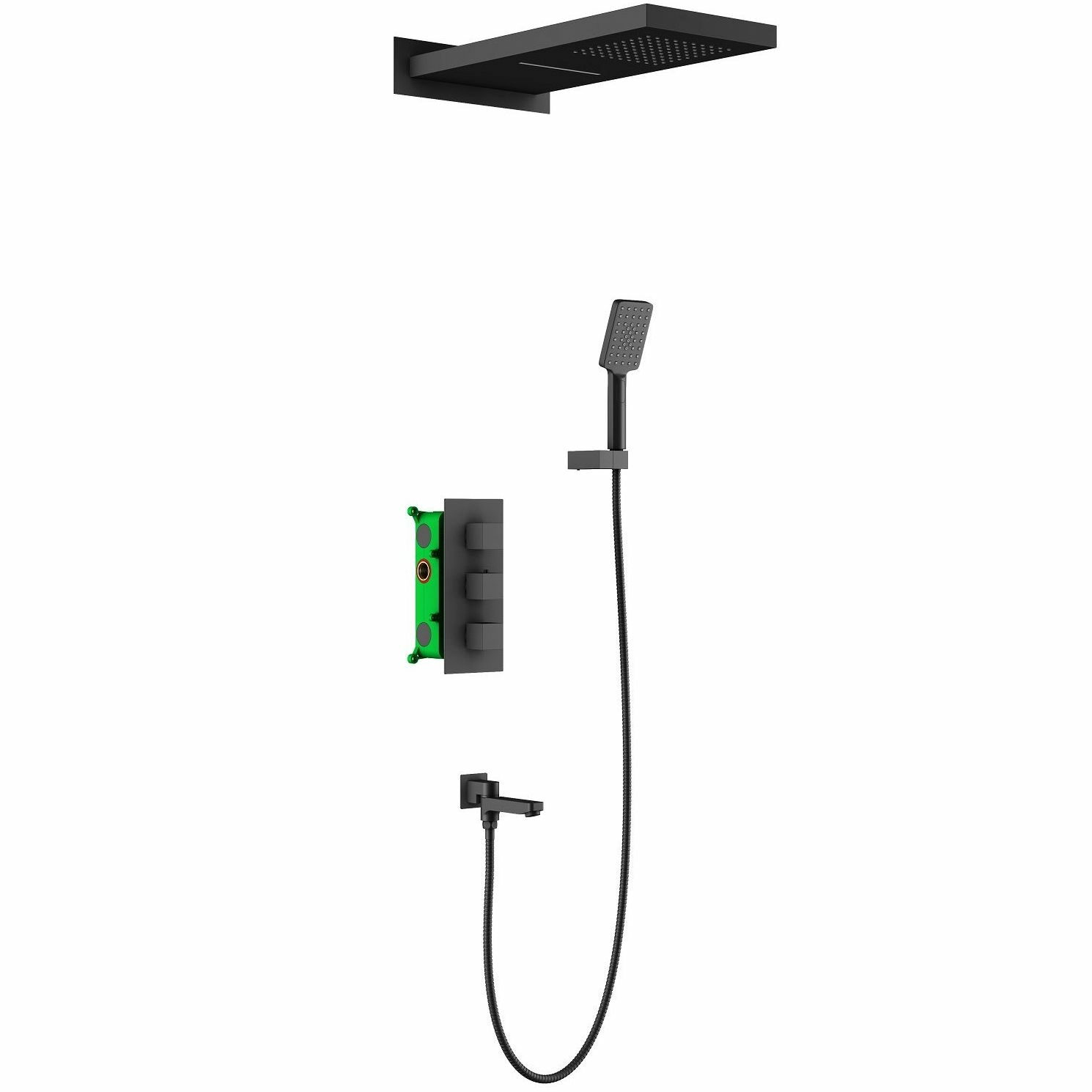 Душевая система Timo Petruma Black, SX-5079/03SM