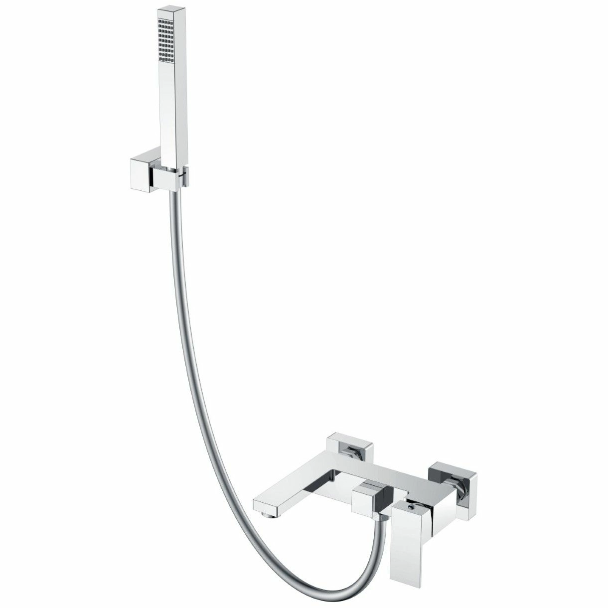 Смеситель для ванны Boheme Qubic Chrome, 473-CR
