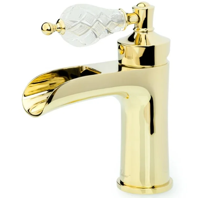 Смеситель для умывальника Boheme Vogue Crystal Gold, 211
