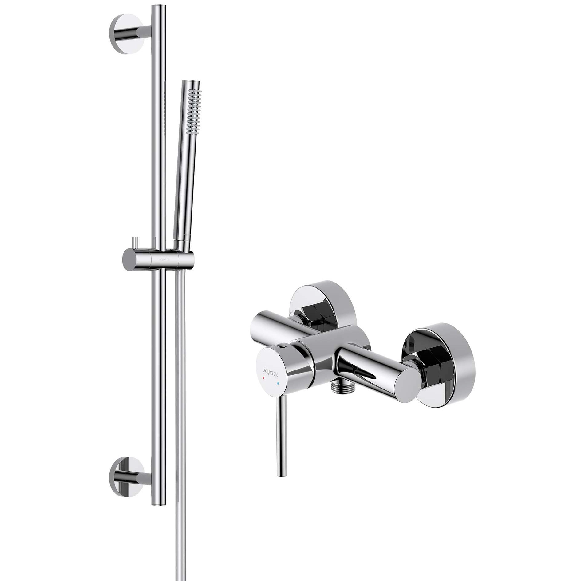 Комплект для душа Aquatek Европа 2 в 1, AQ1332CR