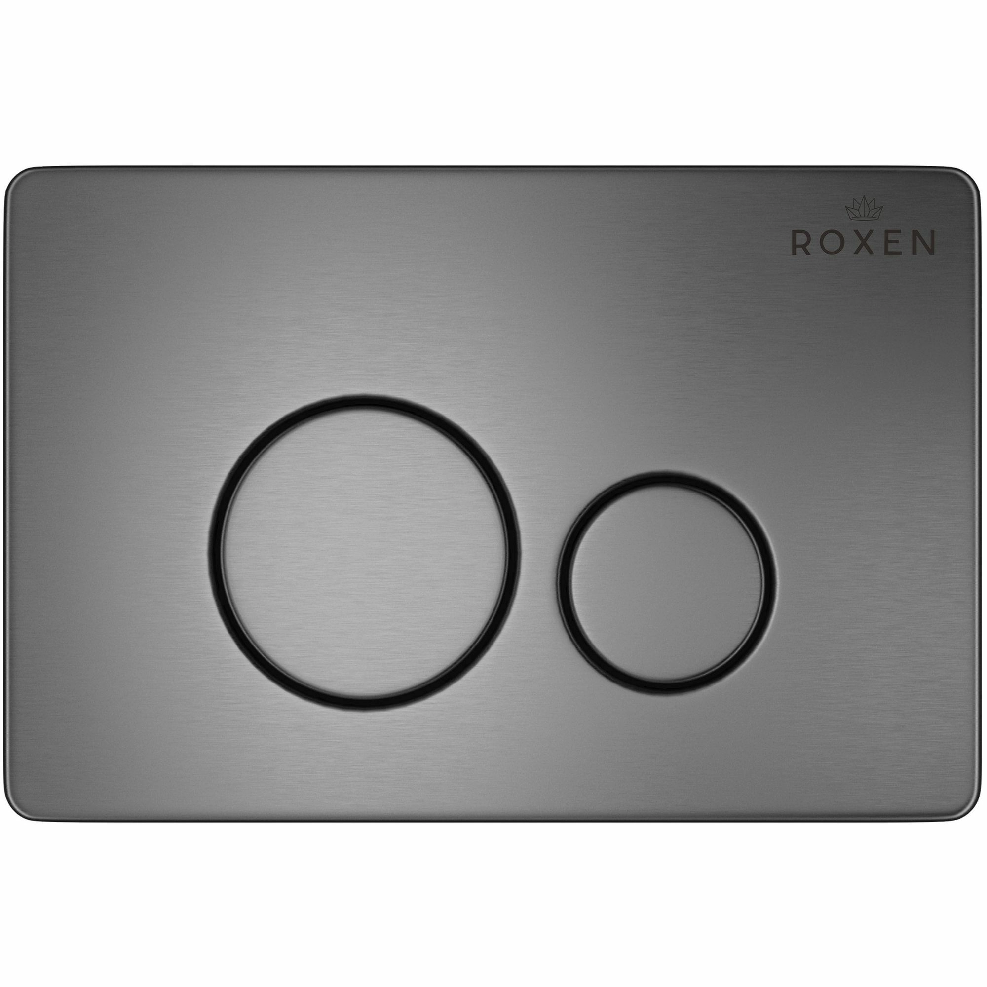 Кнопка для инсталляции Roxen Steel оружейная сталь, 420260G