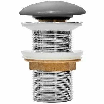 Выпуск для умывальника серый матовый Iddis Optima Home, OPHGM00i88
