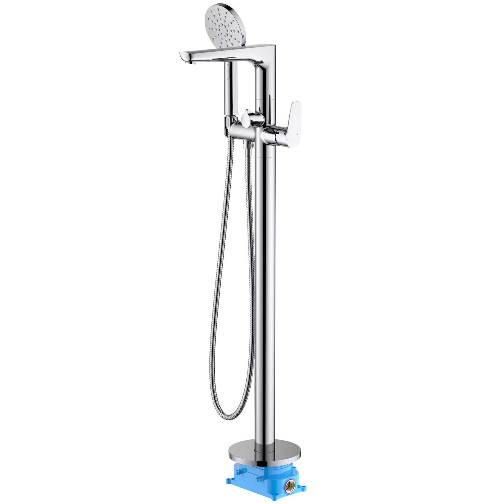 Смеситель для ванны напольный Aquatek Бетта, AQ1145CR