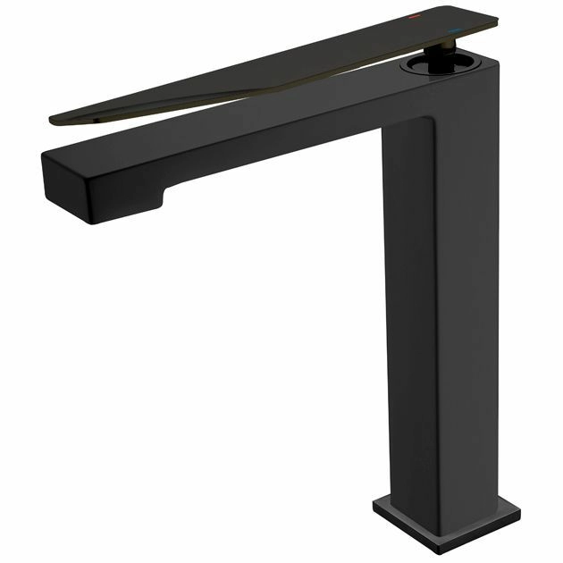 Высокий смеситель для умывальника Boheme Q2 Black, 142-BB.2