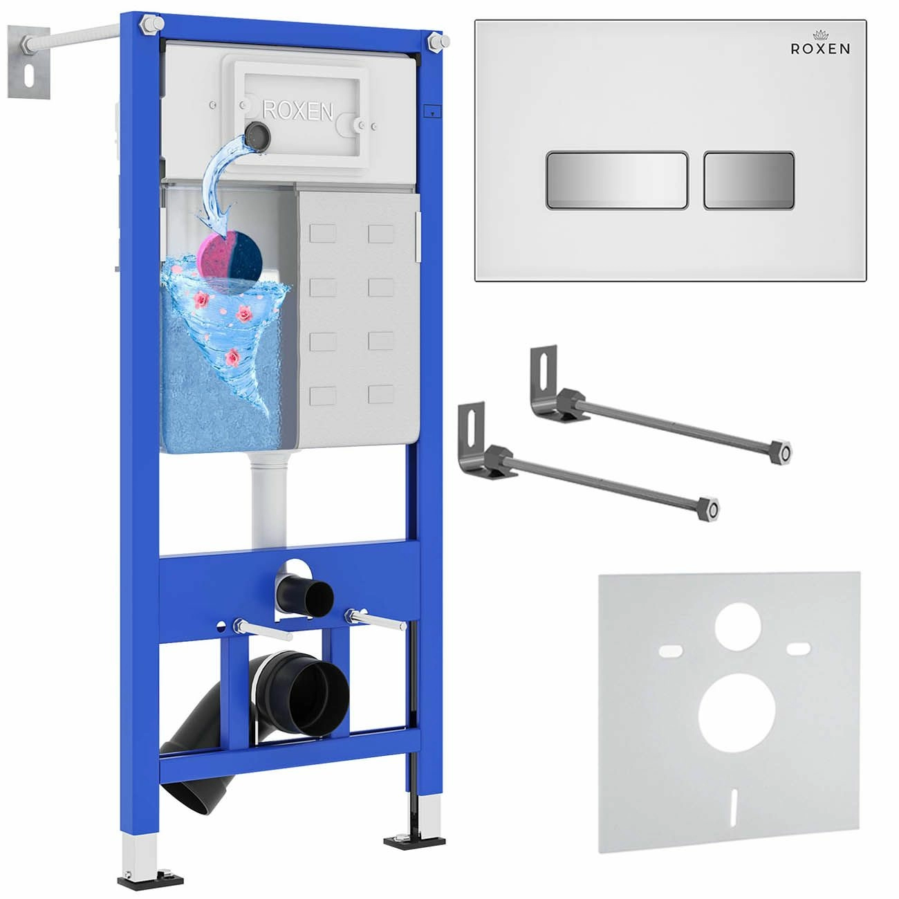 Комплект 4 в 1 Roxen StounFix Dual Fresh, 871161