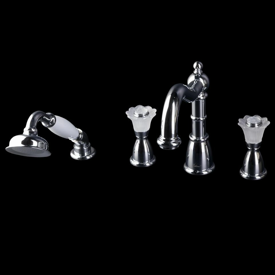 Смеситель для ванны с гарнитуром Boheme Camelia Chrome, 396
