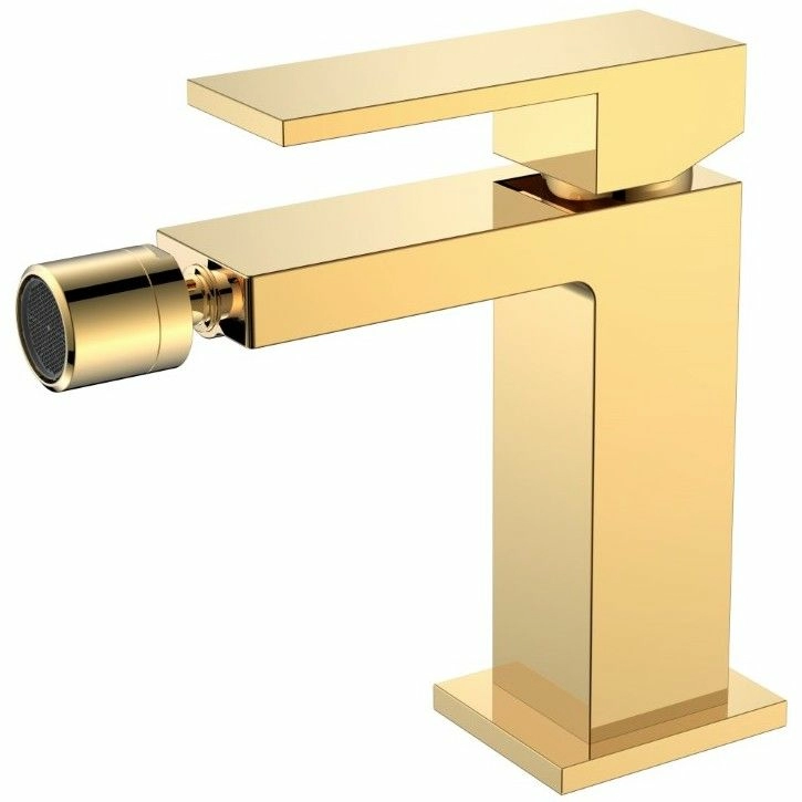 Смеситель для биде Boheme Qubic Gold, 476-G