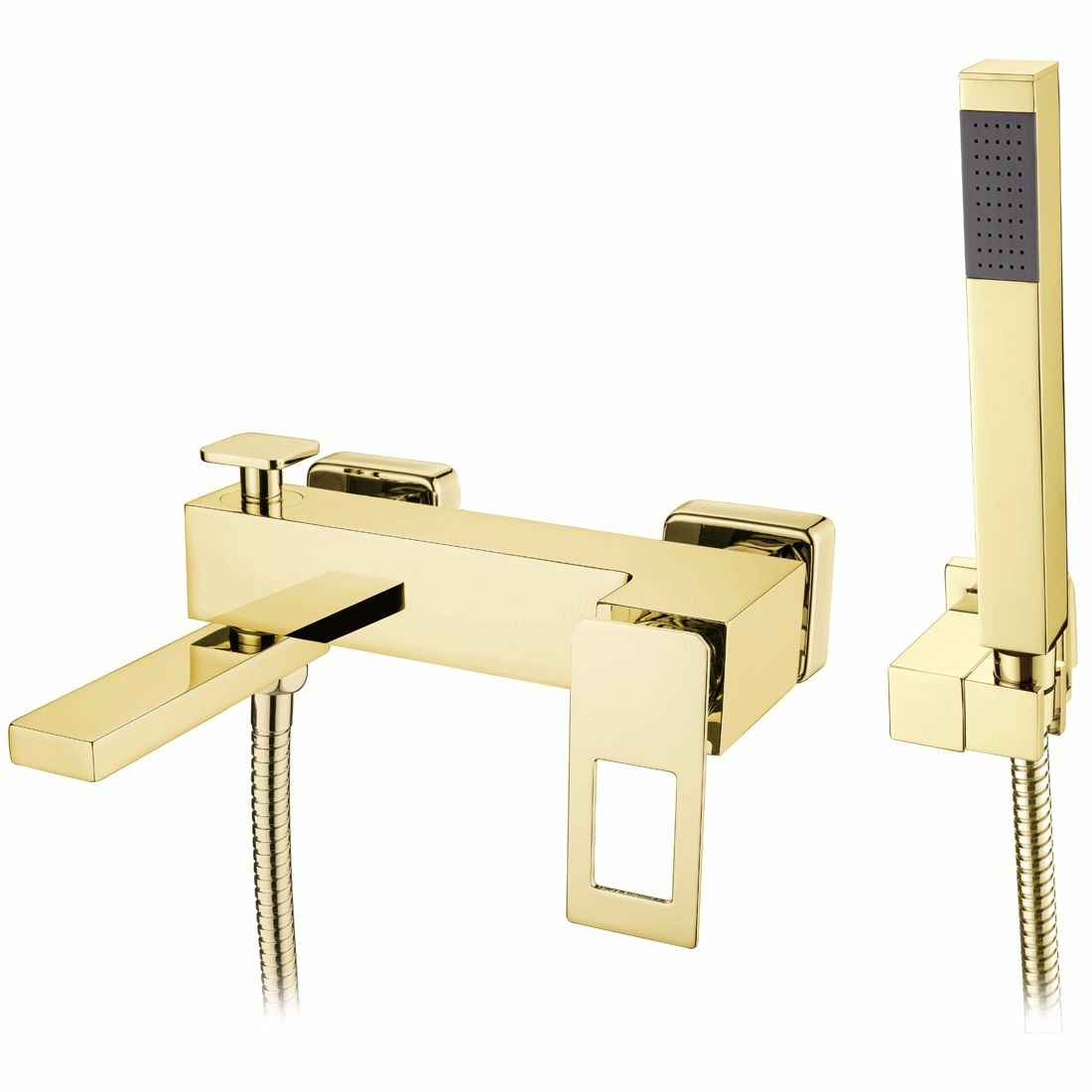 Смеситель для ванны с гарнитуром Boheme Q Gold, 143-GG