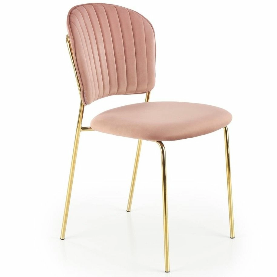 Стул Halmar K499 розовый/золотой, V-CH-K/499-KR-ROZOWY