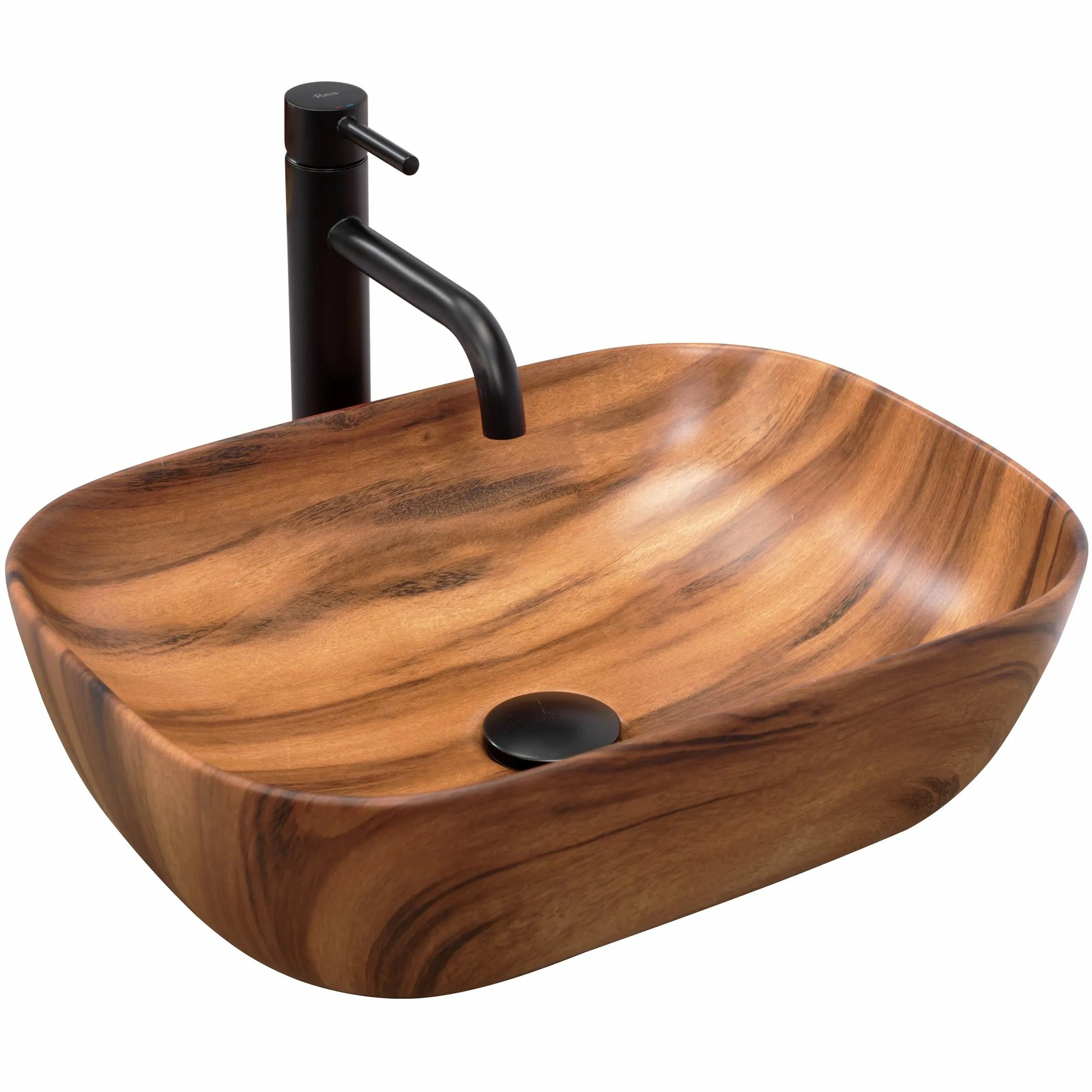 Умывальник Rea Belinda Wood Matt 46.5x33, REA-U5051