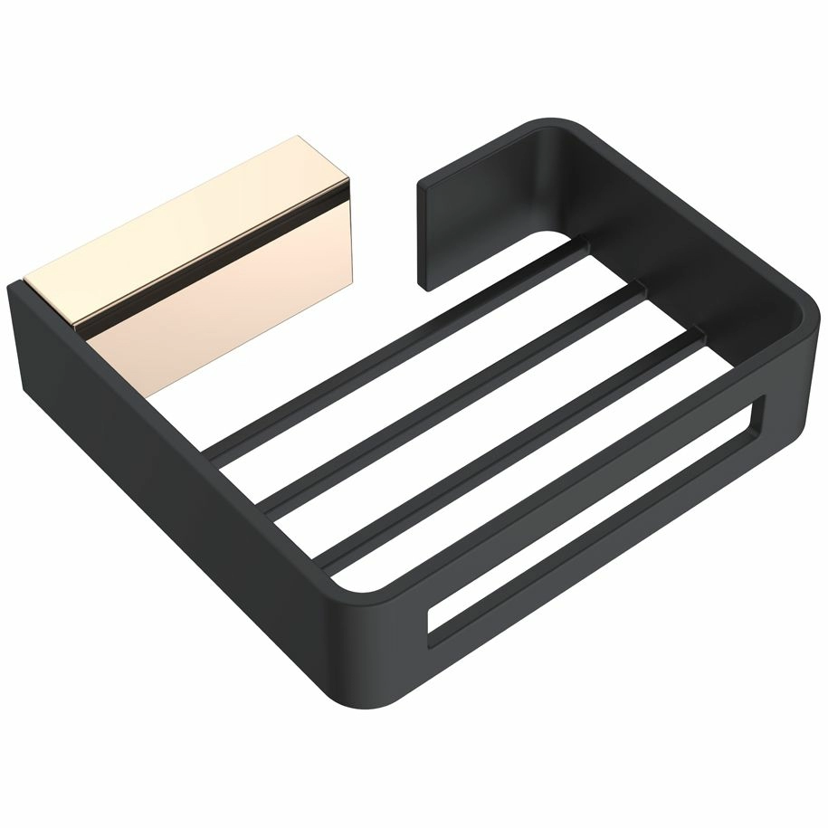 Держатель для губки Boheme Q Gold/Black, 10959-G-B