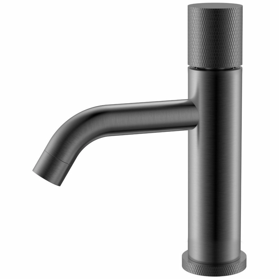 Смеситель для умывальника Boheme Stick Touch Gun Metall, 121-GM.2