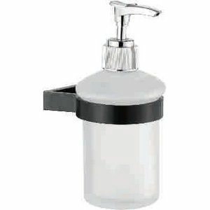Дозатор настенный стекло (черный) Ledeme L5527