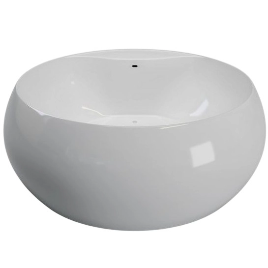 Отдельностоящая круглая акриловая ванна Belbagno 155x155, BB30-1550