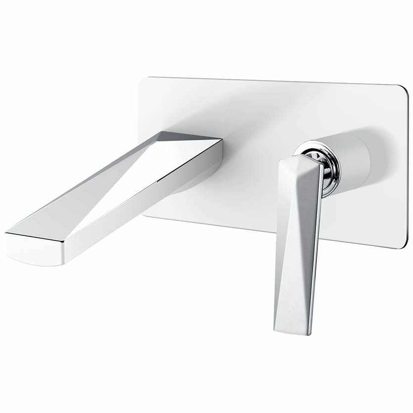 Смеситель для умывальника Boheme Venturo White/Chrome, 375-W