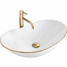 Умывальник Rea Royal Gold Edge 61.5x35.5, REA-U8570