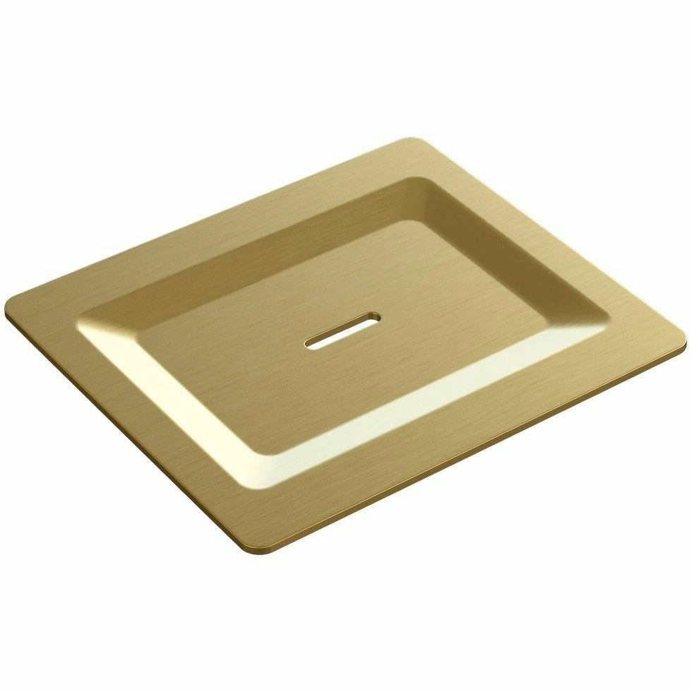 Мыльница для полки Boheme Uno Matt Gold, 10966-MG-SOAP