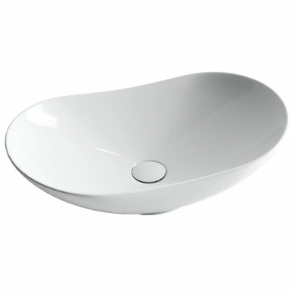 Умывальник чаша накладная овальная CeramicaNova Element 61.5x36, CN6015