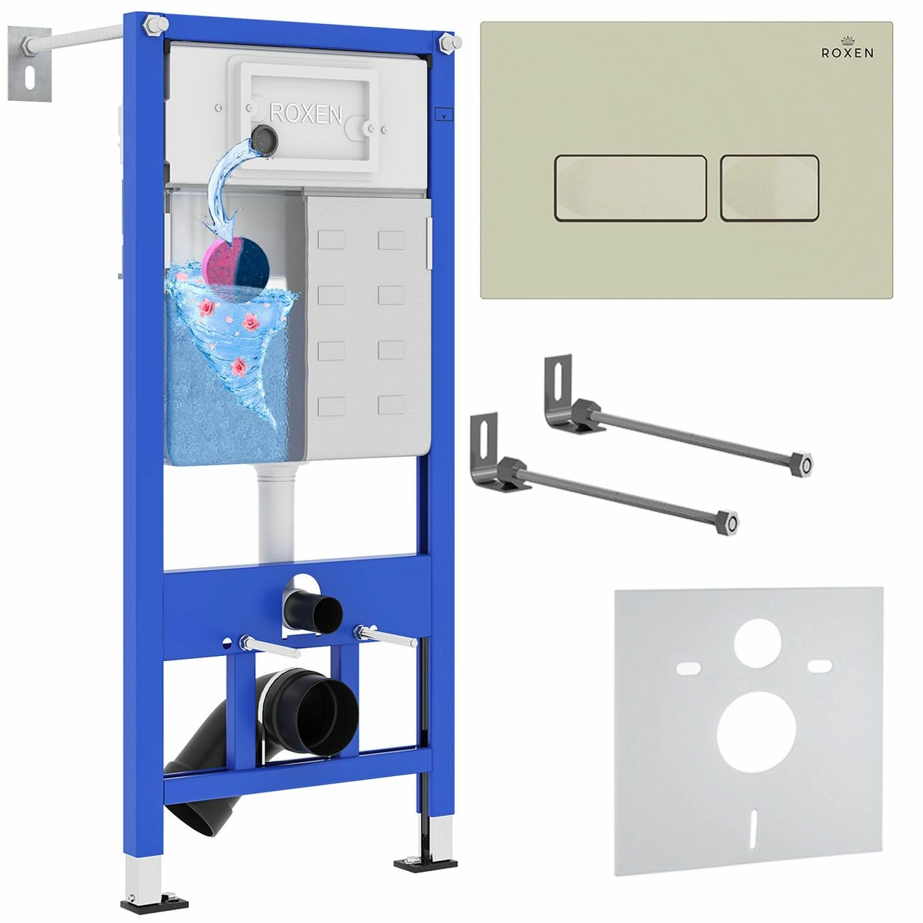 Комплект 4 в 1 Roxen StounFix Dual Fresh, 966623